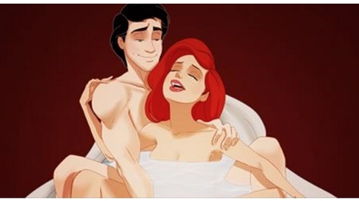 Illustration : Et si les personnages Disney avaient joué dans 50 Nuances de Grey ...