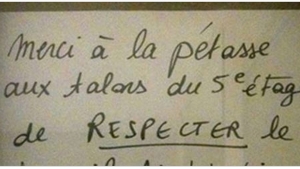 Illustration : "17 voisins mécontents qui le font savoir à travers des messages remplis d'amour..."