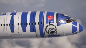 Illustration : "Un R2-D2 volant pour fêter la sortie de Star Wars 7"