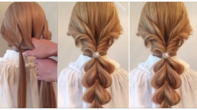 Illustration : Un tutoriel très sympa pour réaliser cette tresse bien particulière...