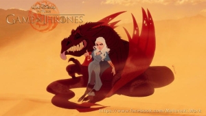 Illustration : "Quand les univers de Game of Thrones et Disney s'entremêlent"