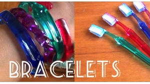 Illustration : "Des brosses à dents usagées à transformer en bracelets, une idée de génie !"