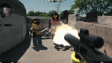 Illustration : Des jeux FPS avec des figurines LEGO