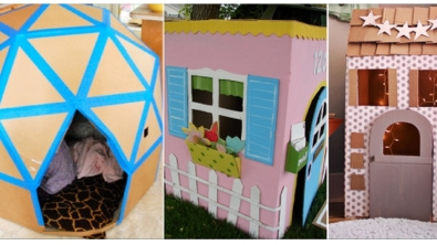 Illustration : Top 26 des plus belles maisons faites avec des boites de carton !