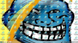 Illustration : "Quand le web raille Internet Explorer"