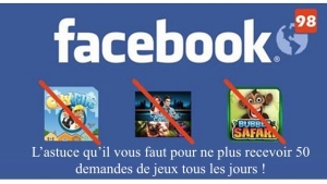 Illustration : "Marre des demandes de jeux sur facebook ? Voici comment les bloquer !"