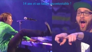 Illustration : "Quelques secondes derrière un piano et cet ado de 14 ans fait se lever et danser tous les juges et le public !"