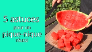 Illustration : "Réussissez tous vos pique-niques avec ces 5 astuces ! Celle de la bouteille est excellente..."