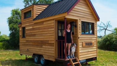 Illustration : Découvrez le projet Baluchon, une tiny house française et sur mesure réalisée pour 15.000 euros...