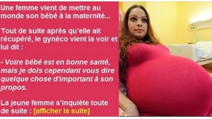 Illustration : "Une femme vient de mettre son bébé au monde à la maternité. Tout de suite après qu'elle l’ait récupéré, le gynéco vient la voir et lui dit..."