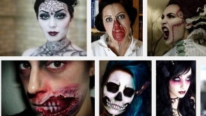 Illustration : "Des maquillages flippants et terrifiants qui devraient vous donner des idées pour Halloween..."