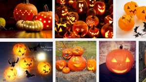 Illustration : "50 photos pour vous aider à décorer vos citrouilles pour Halloween..."