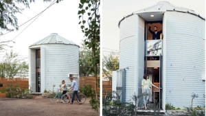 Illustration : "Architecte, il transforme un silo à grains en une habitation qui vaut vraiment le détour... J'adore l'intérieur ! "