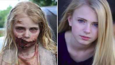 Illustration : 12 zombies avant et après leur maquillage pour The Walking Dead