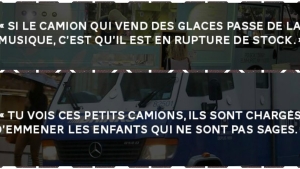 Illustration : "Ces mensonges éhontément drôles sortis par des parents qui n’en pouvaient plus… 20 phrases aussi persuasives que mensongères !"