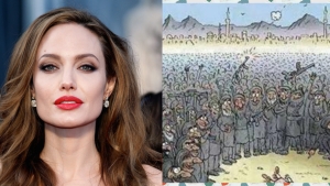 Illustration : "Angelina Jolie fait le buzz avec la publication d'une histoire sur l'État islamique... Elle a tout dit !"