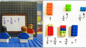 Illustration : "Expliquer les maths aux enfants avec des Lego, une méthode qui marche ! Voici comment faire: "