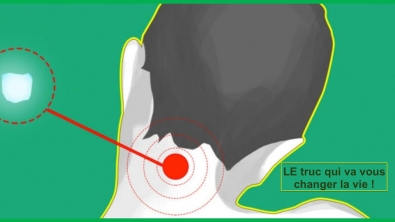 Illustration : Elle place un glaçon sur un point particulier de son cou et ce qu’il lui arrive est vraiment magique…Ce truc va changer votre vie!