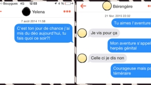 Illustration : "Ces 21 mecs pensaient avoir le truc pour draguer sur Tinder… Heureusement que le ridicule ne tue pas !"