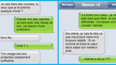 Illustration : Ces 17 sms nous prouvent que les parents ont une répartie au top !