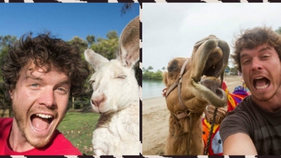 Illustration : Allan Dixon ou l’homme capable de faire des selfies incroyables avec les animaux...