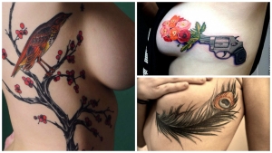 22 Photos De Tatouages Près Des Seins La Nouvelle Mode Chez