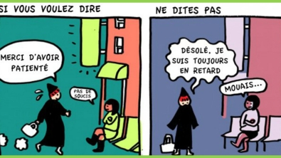 Illustration : Dites "merci" et pas "désolé", une BD qui va vous changer la vie...