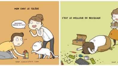 Illustration : « J’aime mon homme pour ces 12 raisons » : quand un dessinateur nous explique pourquoi sa femme l’aime...