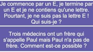 Illustration : "12 énigmes que vous allez sans doute avoir du mal à résoudre !"