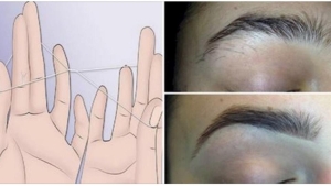 Illustration : "Voici LA technique pour avoir des sourcils parfaits, SANS pince à épiler !"