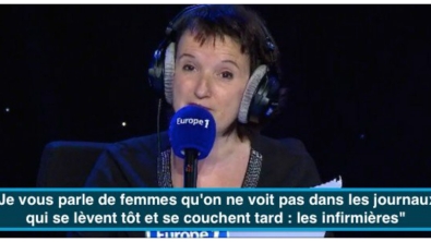 Illustration : Anne Roumanoff prend la défense des infirmières en vidéo: « Heureusement que les infirmières ne s'occupent pas des malades comme l'État s'occupe des hôpitaux : on arriverait enrhumé et on repartirait amputé ! »