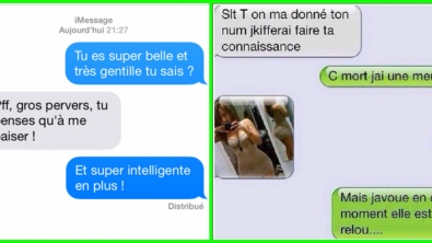 Illustration : Très mauvaise idée de draguer par sms quand t'es un gros lourdaud... 