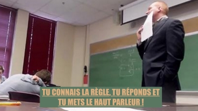 Illustration : Le téléphone d'une élève sonne et le prof l'oblige à répondre devant tout le monde... Mais il le regrette très vite ! (Vidéo)